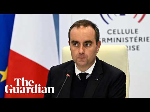 Sébastien Lecornu gives briefing after crisis meeting on violent protests – watch live