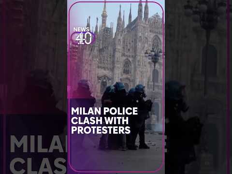 Protests in Milan turn violent over rising cost of living