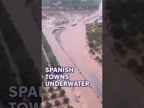 Spanish towns underwater