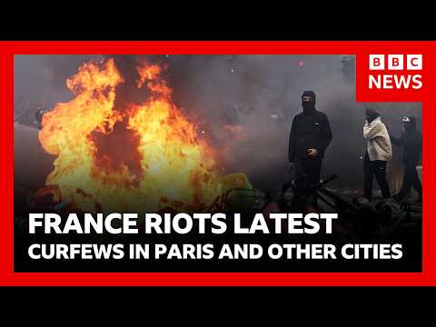 France riots latest – curfews imposed in Paris and other cities after days of violent disorder