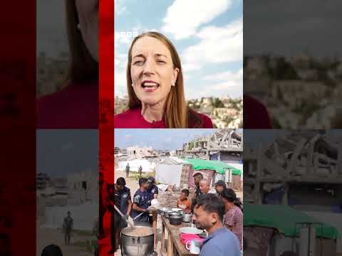 Funding shortages force World Food Programme to cut aid to Gaza. #Gaza #Aid #BBCNews