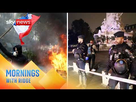 Overnight curfew in parts of Paris after worst rioting for years | Mornings with Ridge
