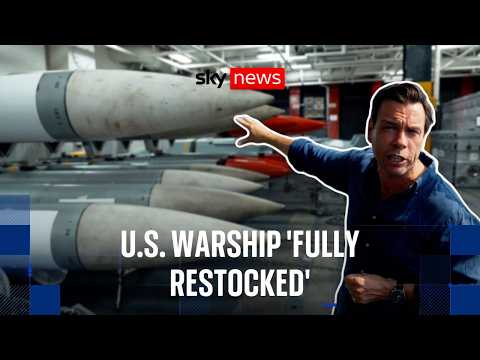 ‘This is how we sustain operations at sea’: Inside a US aircraft carrier resupply mission