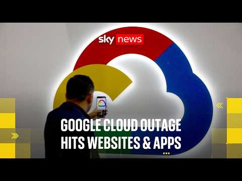 BREAKING: Google Cloud outage as dozens of websites and apps hit by service issues