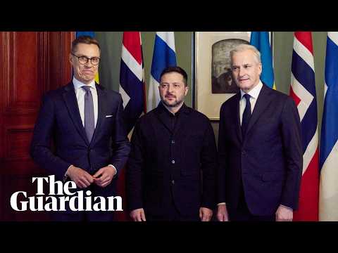 Zelensky holds presser with Finland and Norway leaders following Witkoff meeting – watch live