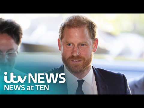 Prince Harry says he “wants it to work out” with his family – watch Tuesday’s ITV News at Ten LIVE