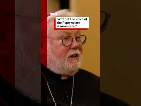 ‘Without the voice of the Pope we are disorientated’. #BBCNews