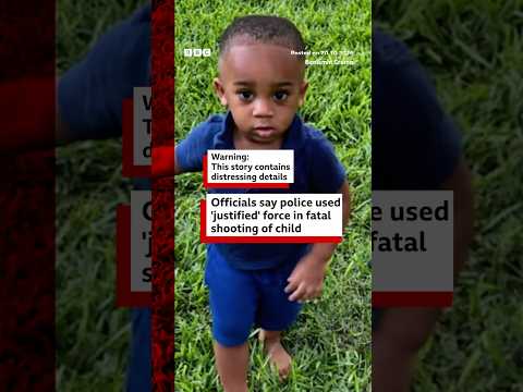 Police used ‘justified’ force in fatal shooting of child, says attorney general. #BBCNews