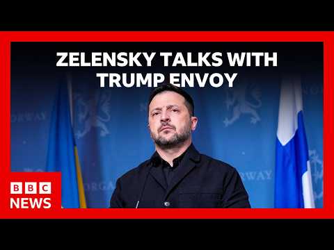 Zelensky says US intelligence sharing ‘works now’ after talks with Trump envoy | BBC News