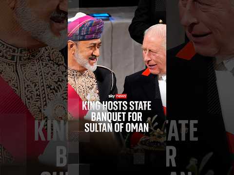 King hosts state banquet for Sultan of Oman