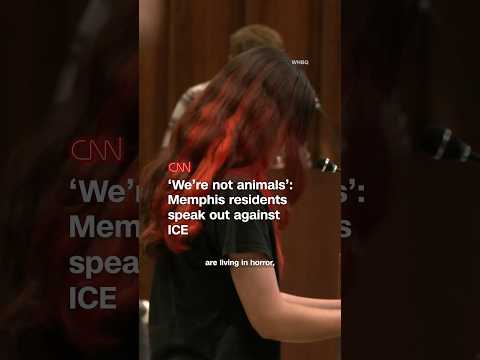 ‘We are not animals’: Memphis residents speak out against ICE
