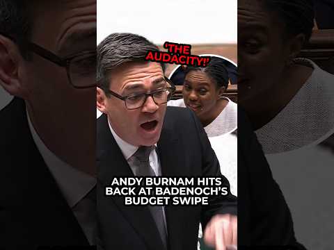 ‘The AUDACITY!’ | Andy Burnham hits back at Kemi Badenoch’s budget swipe during PMQs