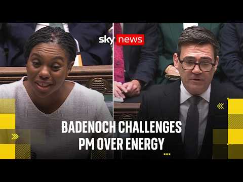 PMQs: Badenoch asks Burnham if he will scrap ban on new oil and gas licences