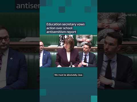 Education secretary vows action over school antisemitism report