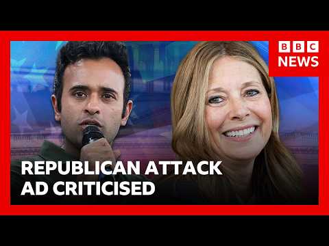 Attack ad with candidate’s estranged mother sparks backlash | BBC News