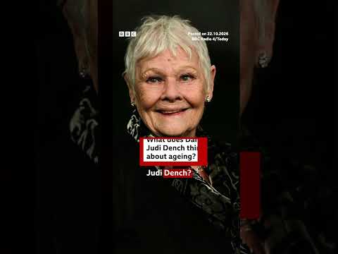 What does Dame Judi Dench think about ageing? #Shorts