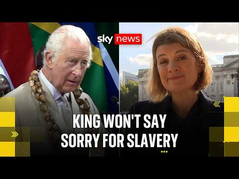 King Charles will not apologise for slavery during his upcoming Caribbean tour