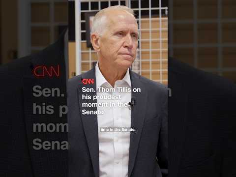 Sen. Thom Tillis on his proudest moment in the Senate