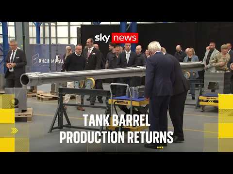 Tank barrel production returns to UK as govt wants to prepare country for hostile acts