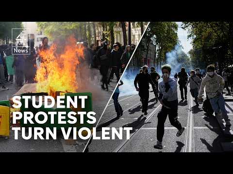 Hundreds of schools disrupted as French student protests escalate