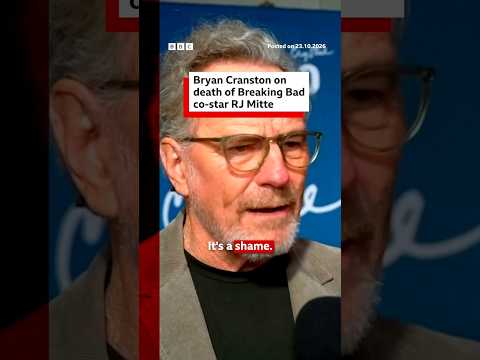 Bryan Cranston on death of Breaking Bad co-star RJ Mitte at the age of 34. #BBCNews