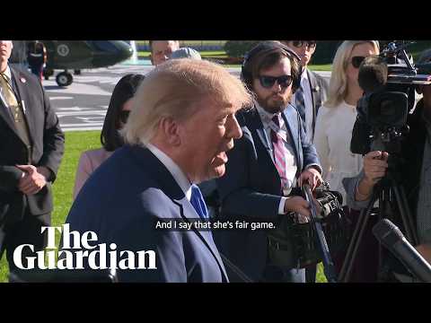Trump says Amy Acton is ‘fair game’ and that the press has ‘ganged up’ on her mother
