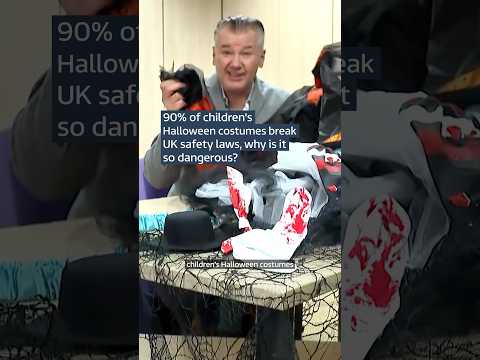 90% of children’s Halloween costumes break UK safety laws, why is it so dangerous? #halloween