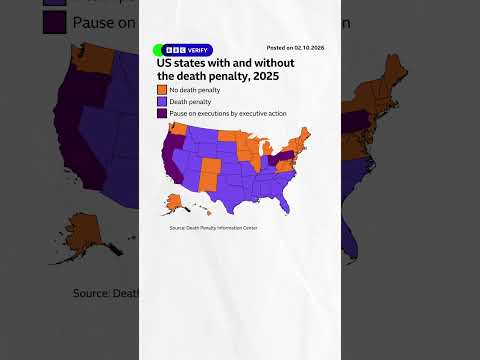 How widely used is the death penalty in the US? #BBCNews