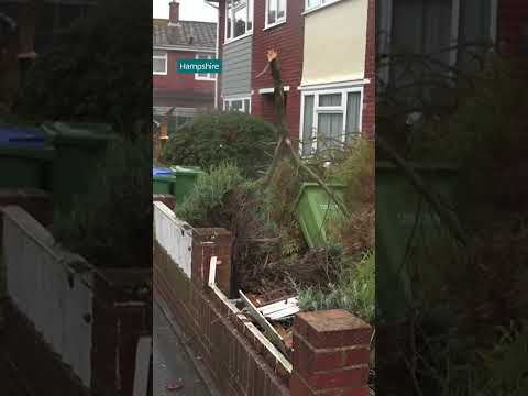 Storm Austen brings weather chaos in the south of England