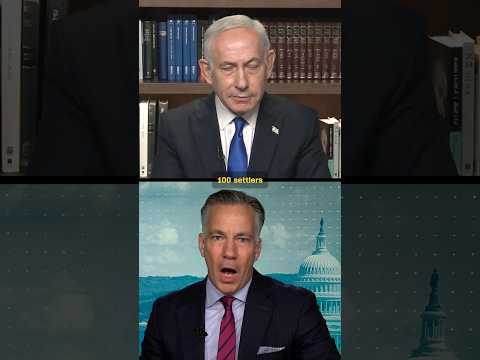 CNN presses Netanyahu about settler attacks in the occupied West Bank