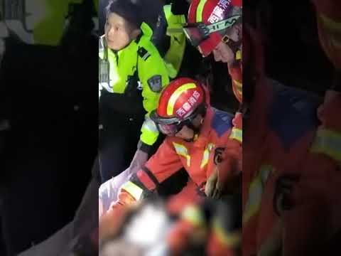 Watch the moment a 7.0-magnitude earthquake hits Tibet