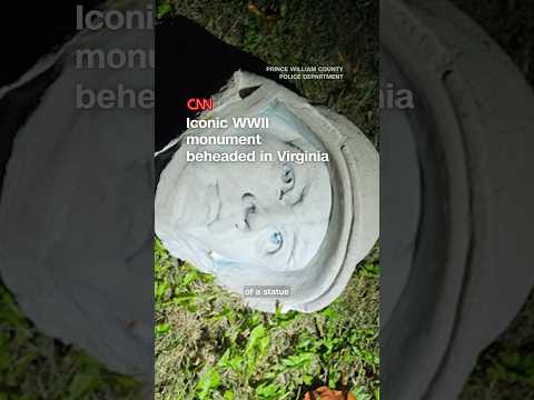 Iconic WWII monument beheaded in Virginia