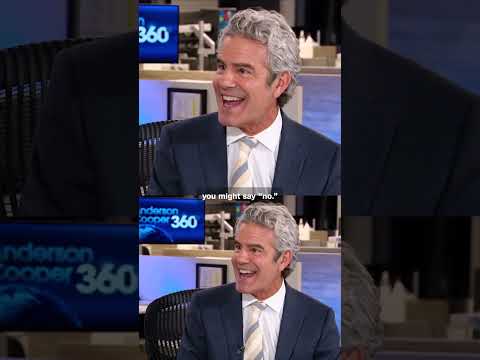 Andy Cohen crashed the ‘Anderson Cooper 360’ set