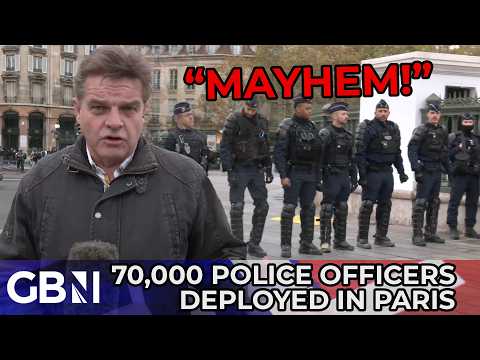 ‘They will start to create MAYHEM!’ 70,000 police officers deployed across France ahead of protests