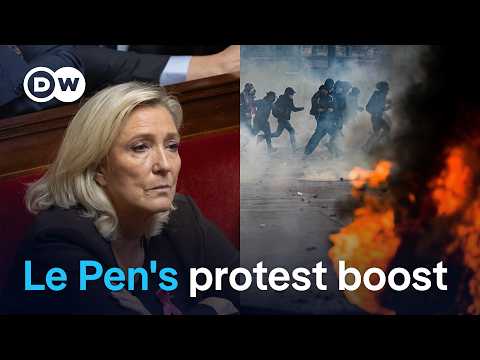 How France’s unrest could help Marine Le Pen’s presidential push | DW News