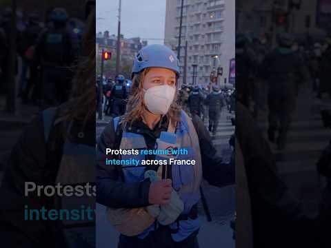 Protests resume with intensity across France | DW News