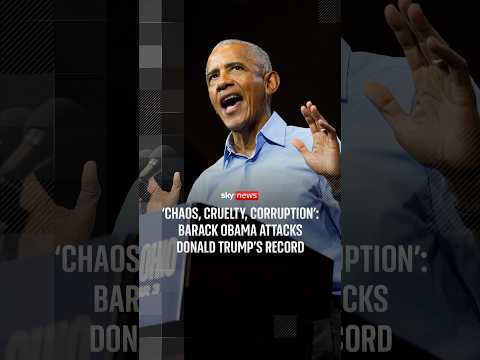 ‘Chaos, cruelty, corruption’: Barack Obama attacks Donald Trump’s record