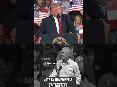 Obama and Trump share competing visions for America in dueling rallies