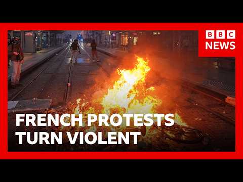 Nearly 1,000 arrested as demonstrations in France turn violent | BBC News