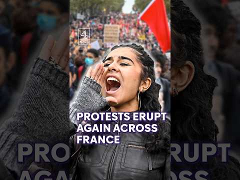 Hundreds of thousands take to streets in France protests #France #Paris #Protest #WorldNews