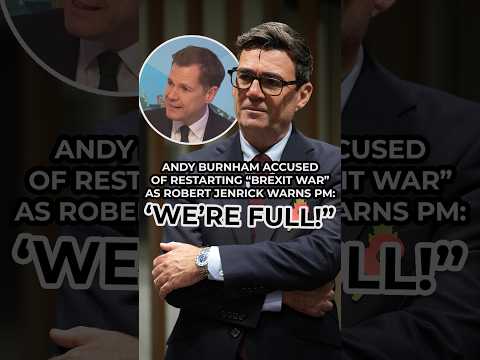 Andy Burnham’s Brexit betrayal SLAMMED by Reform: “We’re FULL!”