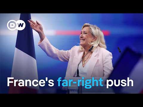 Marine Le Pen launches presidential campaign amid unrest in France | DW News