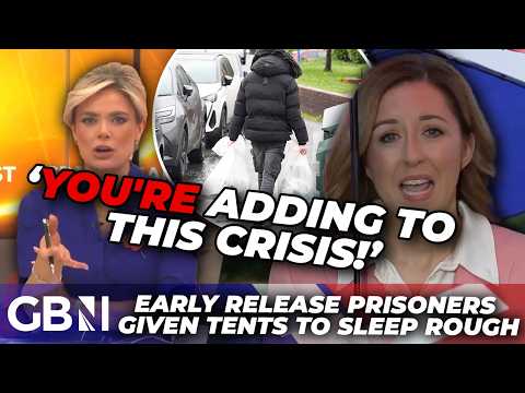 Labour AVOIDS question on early-release prisoners being GIVEN TENTS due to ‘scrambled’ resources