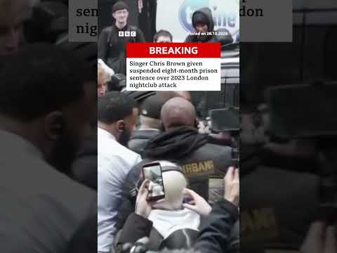 Chris Brown given suspended eight-month prison sentence. #BBCNews