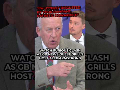 WATCH: GB News guest GRILLS host – “I am UTTERLY DISGUSTED by your rampant, pathetic cowardice!”
