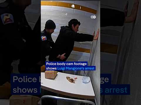 Newly released footage shows moments of Luigi Mangione’s arrest | DW News