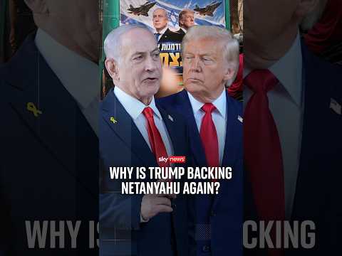 Why is President Trump backing Netanyahu for PM again?
