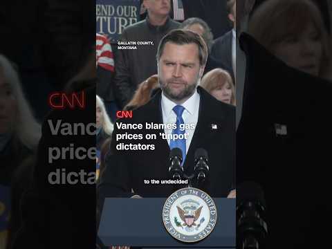 Vance blames gas prices on ‘tinpot’ dictators