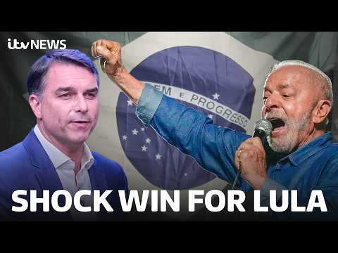 Flávio Bolsonaro reacts to shock defeat in Brazil elections
