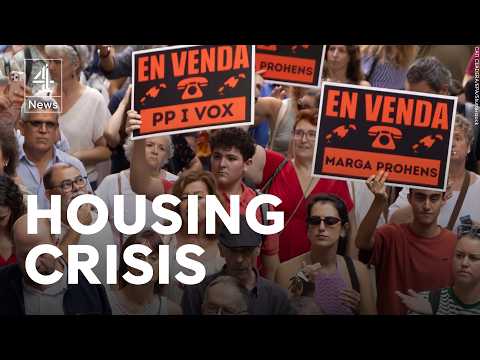 Spain: Protesters clash with police and demand action over housing crisis